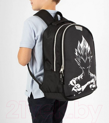 Школьный рюкзак Ecotope Kids Аниме / 057-22003/1-31-CLR (черный)