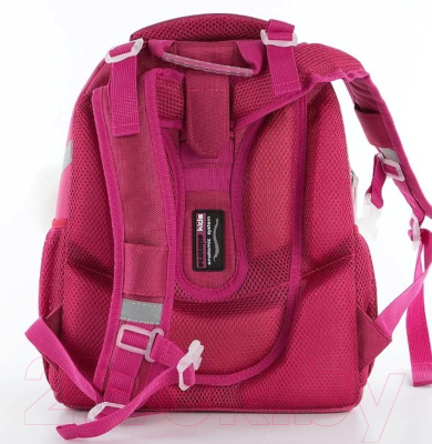 Школьный рюкзак Ecotope Kids Енот / 057-540Y-16-CLR (фуксия)
