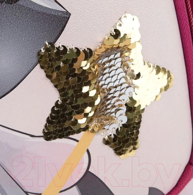 Школьный рюкзак Ecotope Kids Енот / 057-540Y-16-CLR (фуксия)