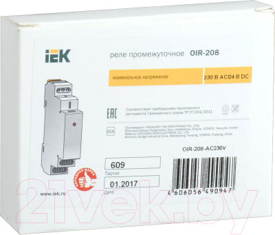 Реле промежуточное IEK OIR-208-AC230V