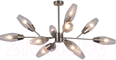 Люстра ESCADA 10165/12PL (никель) - фото