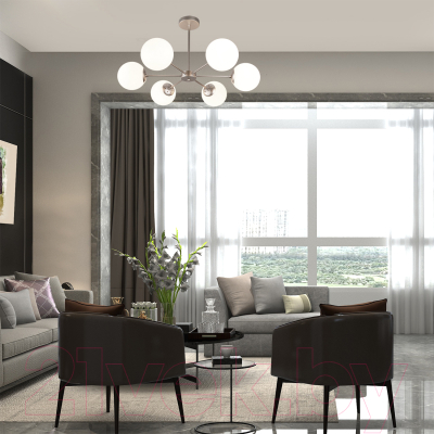 Люстра ESCADA 2110/6P (никель)