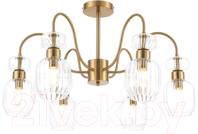 Люстра ESCADA 1141/6PL (античная медь/прозрачный) - фото