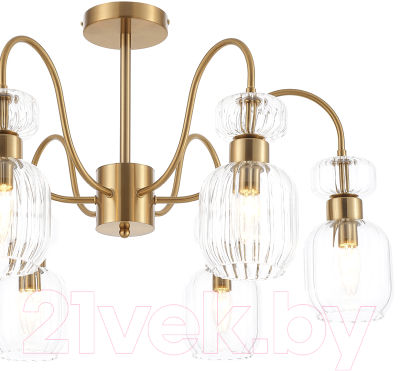 Люстра ESCADA 1141/6PL (античная медь/прозрачный)