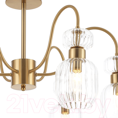 Люстра ESCADA 1141/6PL (античная медь/прозрачный)