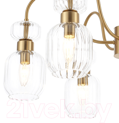 Люстра ESCADA 1141/6PL (античная медь/прозрачный)