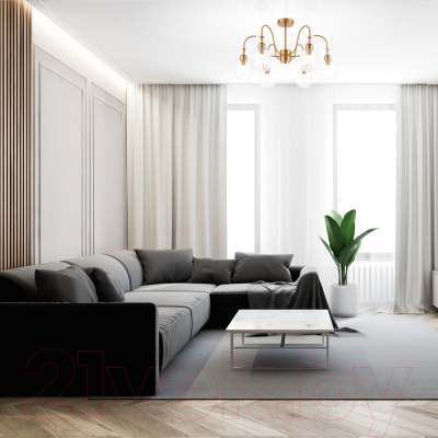 Люстра ESCADA 1141/6PL (античная медь/прозрачный)