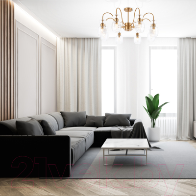 Люстра ESCADA 1141/8PL (античная медь/прозрачный)