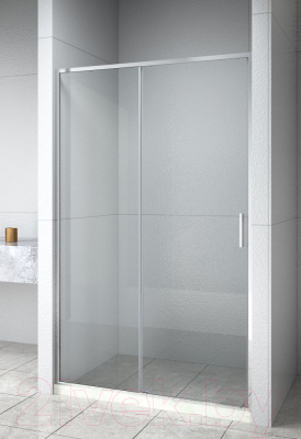 Душевая дверь Aquanet Pleasure Evo 140 / AE65-N140-CT (хром/прозрачное стекло)