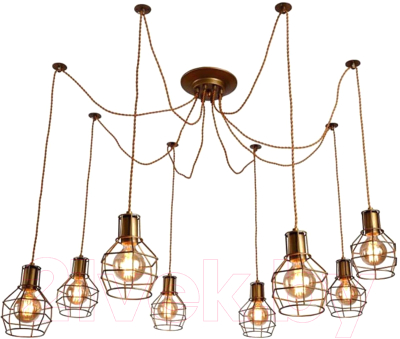 Потолочный светильник ESCADA 1129/8S (бронзовый) - фото