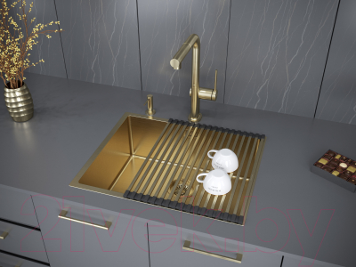 Мойка кухонная Paulmark PM215444-BG