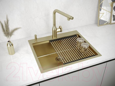 Мойка кухонная Paulmark PM705951-BG