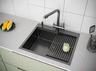 Мойка кухонная Paulmark PM705951-GM