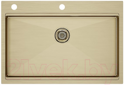 Мойка кухонная Paulmark PM707551-BG - фото