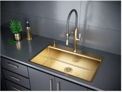 Мойка кухонная Paulmark PM707551-BG