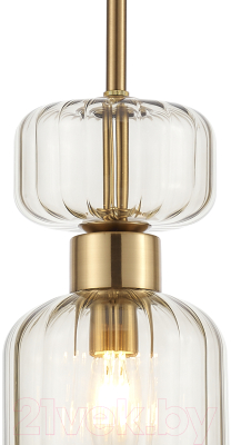 Потолочный светильник ESCADA 1141/1S (античная медь/бежевый)