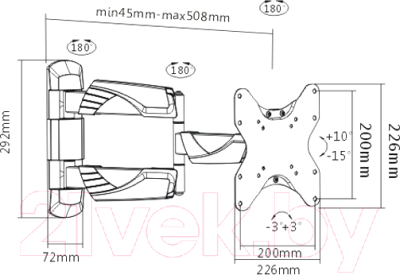 Кронштейн для телевизора Maunfeld MTM-2342FM