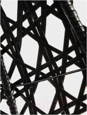 Кресло подвесное M-Group Для двоих Люкс / 11510205 (коричневый ротанг/коричневая подушка)