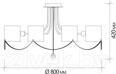 Люстра ESCADA 683/8P