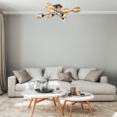 Люстра ESCADA 699/8P (черный)