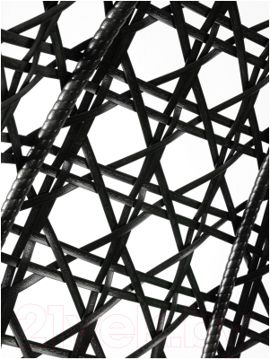 Кресло подвесное M-Group Для двоих Люкс / 11510404 (черный ротанг/зеленая подушка)