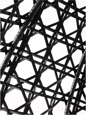 Кресло подвесное M-Group Для двоих Люкс / 11510409 (черный ротанг/серая подушка)