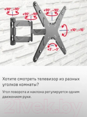 Кронштейн для телевизора Maunfeld MTM-2355FM