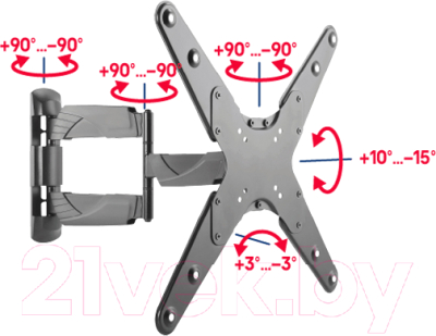 Кронштейн для телевизора Maunfeld MTM-2355FM