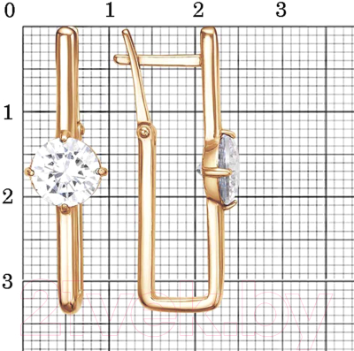 Серьги Красная Пресня 34814659ф