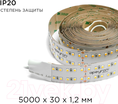 Светодиодная лента Apeyron Electrics ПРО SMD2835 / 00-316