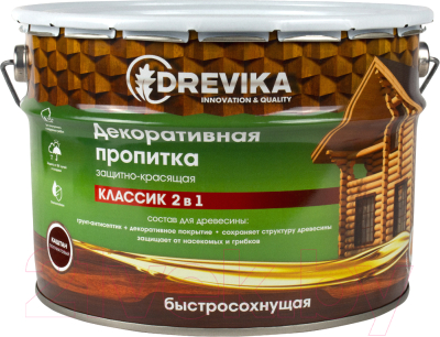 Пропитка для дерева Drevika 9л - фото