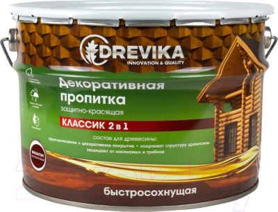 Пропитка для дерева Drevika 9л - фото