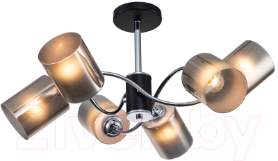 Люстра ESCADA 661/6PL (черный/хром) - фото