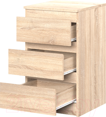 Прикроватная тумба НК Мебель Stern Т-9 3-я / 72677833