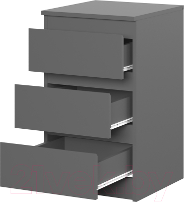 Прикроватная тумба НК Мебель Stern Т-9 3-я / 72677834
