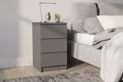 Прикроватная тумба НК Мебель Stern Т-9 3-я / 72677834