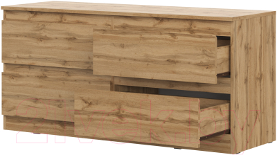 Комод НК Мебель Stern ТВ-4Я 127 / 72677947 (дуб вотан)