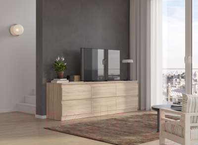 Комод НК Мебель Stern ТВ-6Я 190 / 72678137