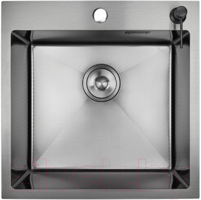 Мойка кухонная STELLAR S5050NB-D (нано черный)