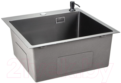 Мойка кухонная STELLAR S5050NB-D (нано черный)