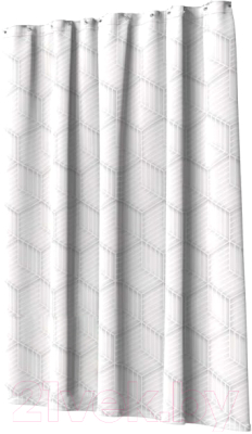 Шторка-занавеска для ванны FORA Delicate White FOR-PH-DLW - фото