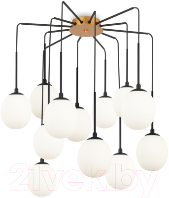 Люстра Maytoni Branch MOD176PL-12G - фото