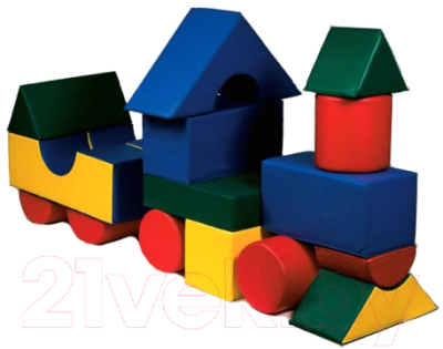 Мягкий комплекс Dinamika Паровозик / ZSO-004152 - фото