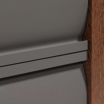 Шкаф с витриной Гомельдрев ГМ 1622Е Дуб (антрацит/табак)