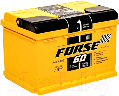 Автомобильный аккумулятор Forse R+ - фото