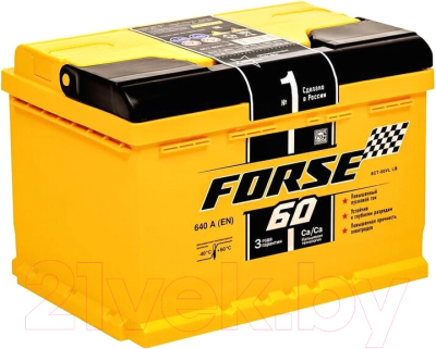 Автомобильный аккумулятор Forse R+ Низкий - фото