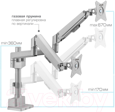 Кронштейн для монитора VLK Trento-95