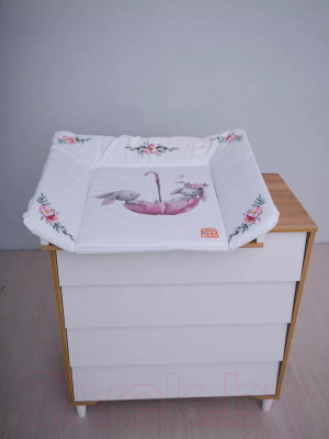 Пеленальный матрас Топотушки Зайка-Акварель New №2