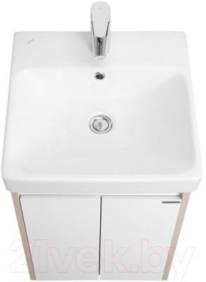 Тумба с умывальником Акватон Сканди Doors 45 1A2787K0SDB20 (белый/дуб верона)