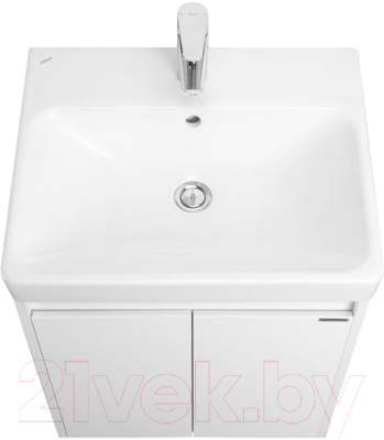 Тумба под умывальник Акватон Сканди Doors 55 / 1A278801SD010 (белый)